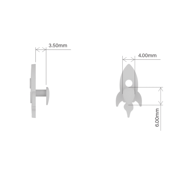 PIN FOGUETE Pin Forgeon Foguete - Coleção Cosmos