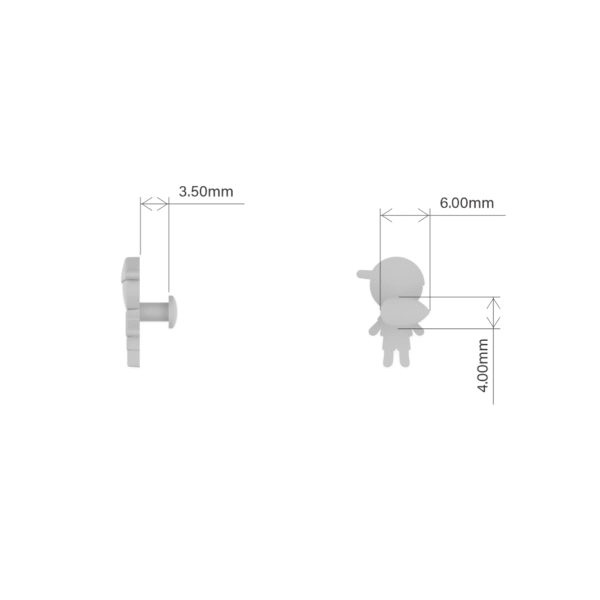 Pin Forgeon Menino - Coleção Crystal