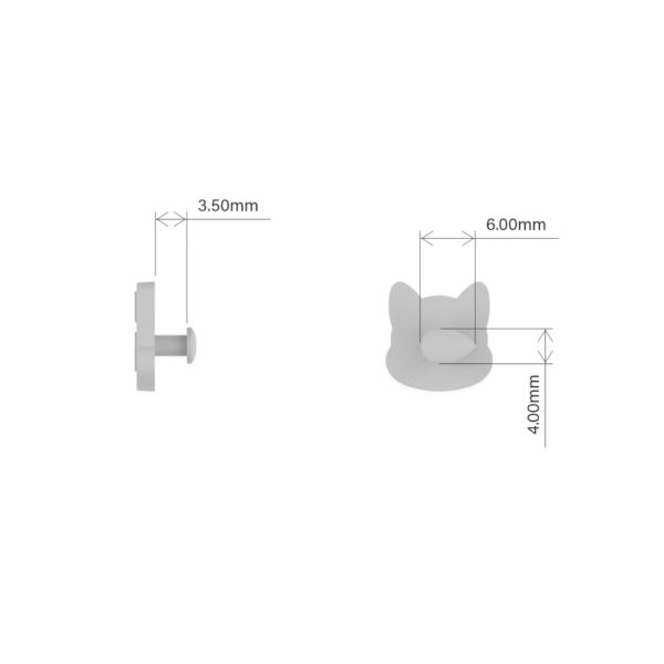 Pin pets cachorro 4 Pin Forgeon Ursinho - Coleção Pets