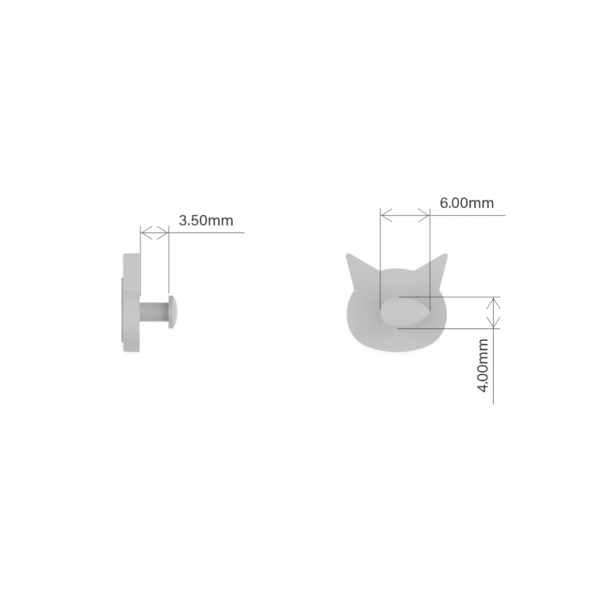 Pin pets gato 6 Pin Forgeon Gatinho Siamês - Coleção Pets