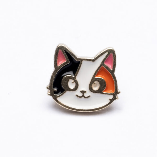 pin-forgeon-18 Pin Forgeon Gatinho Tricolor - Coleção Pets