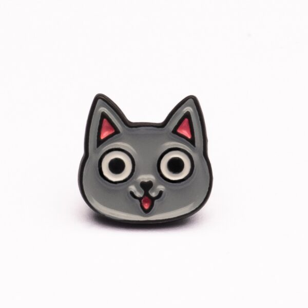 pin-forgeon-1 Pin Forgeon Gatinho Cinza - Coleção Pets