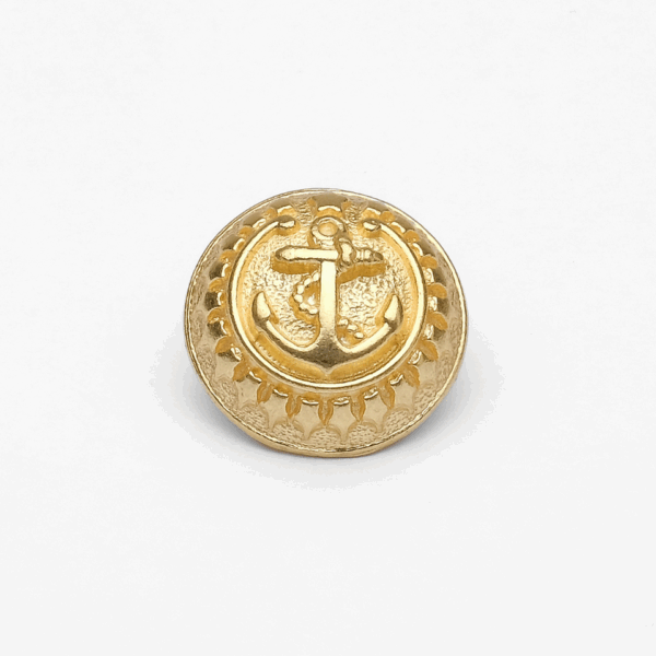 5 Botão Marinha 20mm - Terminal Costura